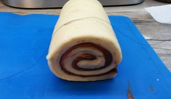 шоколадный пирог с булочками