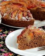 Сливовый пирог на пиве