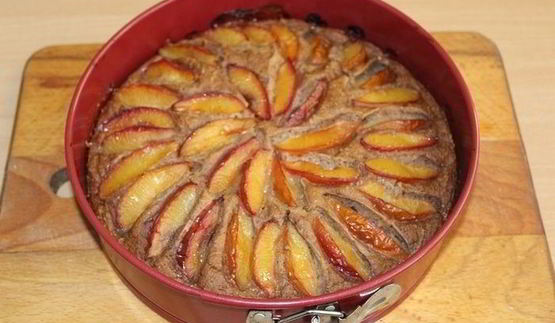 сливовый пирог на пиве