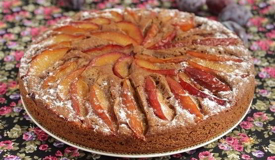 сливовый пирог на пиве