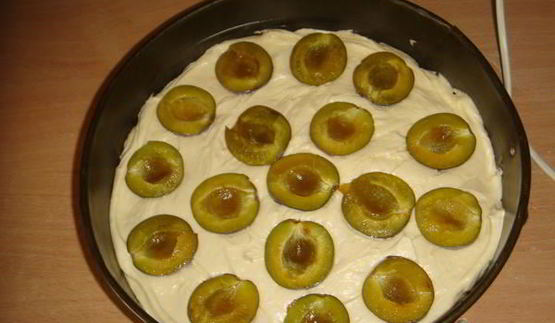 сливовый пирог