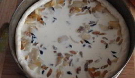 слоеный пирог с яблоками из готового теста