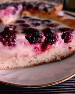 Сметанный пирог на творожном тесте