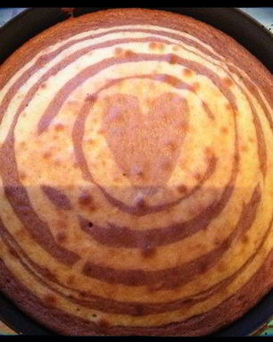 Сметанный пирог Зебра