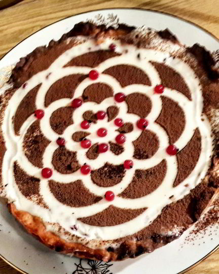 Рецепт сметано-брусничного пирог