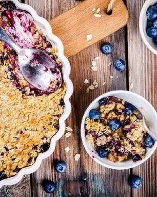 Тертый пирог из овсяных хлопьев