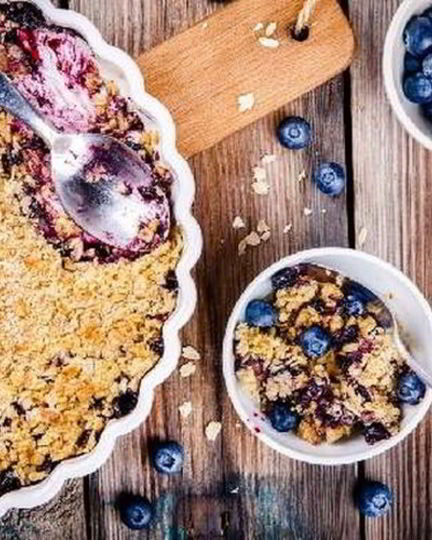 Рецепт тертого пирога из овсяных хлопьев