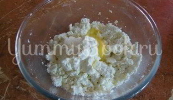 творожный пирог с грецкими орехами