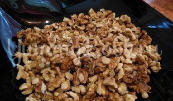 творожный пирог с грецкими орехами