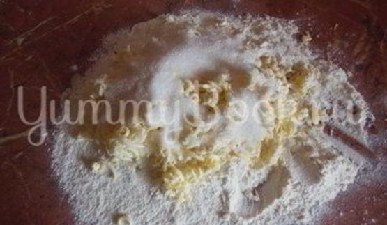 творожный пирог с грецкими орехами