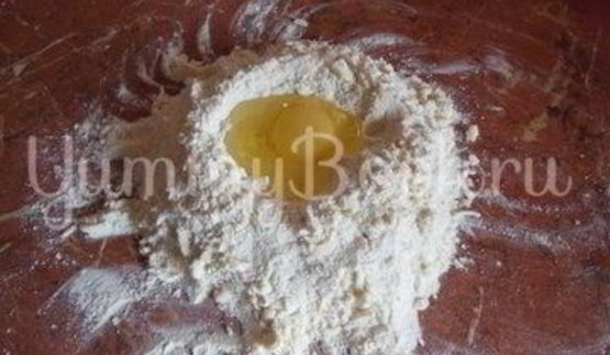 творожный пирог с грецкими орехами