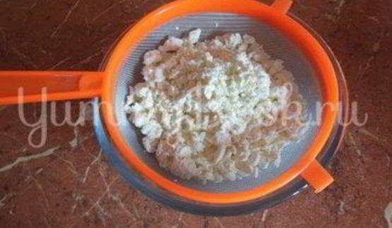 творожный пирог с грецкими орехами