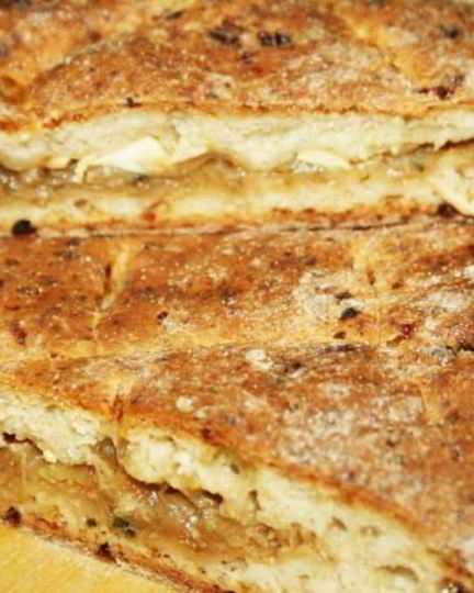 Рецепт творожного пирога с капустой и яйцом