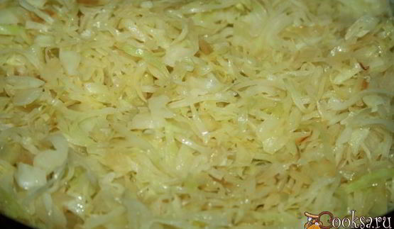 творожный пирог с капустой и яйцом