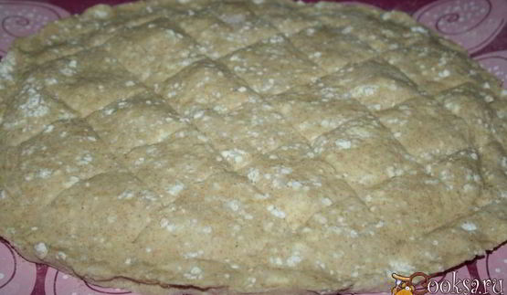 творожный пирог с капустой и яйцом