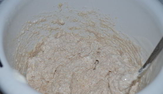 творожный пирог с яблоком и изюмом