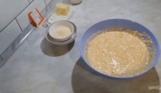 вкусный пирог с творогом и манкой