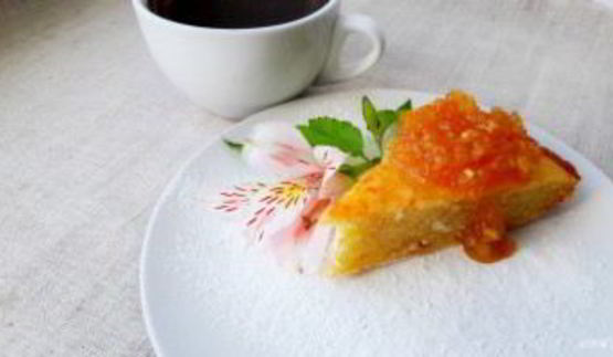 вкусный пирог с творогом и манкой