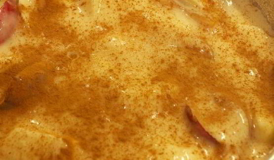 яблочно-сливовый пирог