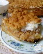 Яблочный пирог с белковой начинкой