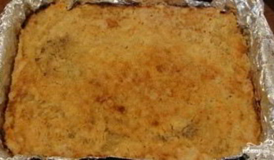 яблочный пирог с манкой