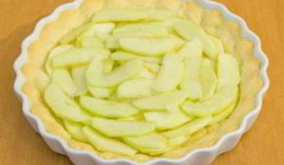 яблочный пирог с нежным кремом