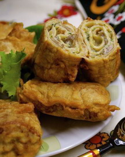 Рецепт блинчатых пирожков, панированных в тесте