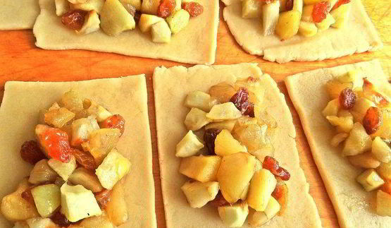 французские яблочные пирожки