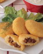 Картофельно-рисовые пирожки с начинкой