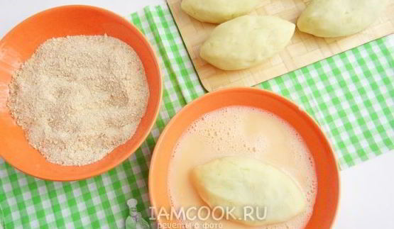 картофельные пирожки с грибами