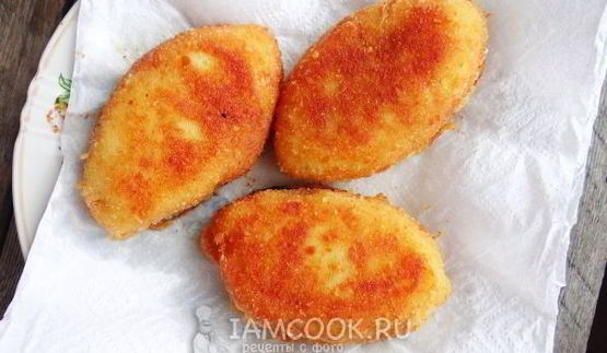 картофельные пирожки с грибами