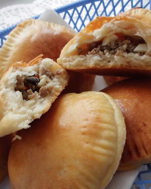 Легкие пирожки с мясом