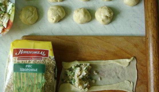 молдавские пирожки с рисом вэрзэре