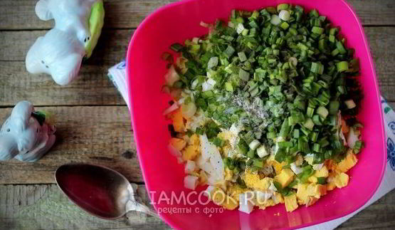 начинка для пирожков с луком и яйцом