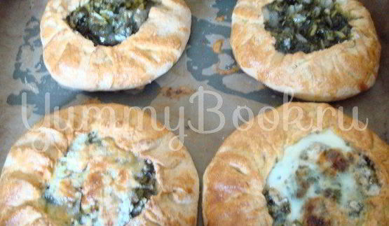 открытые пирожки с щавелем