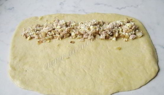 пирожки быстрые с курицей и яйцом