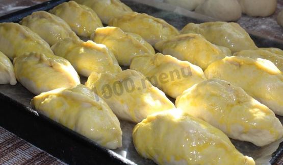 пирожки духовые на дрожжах