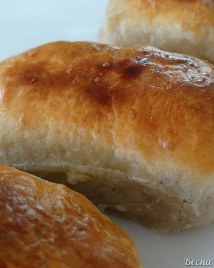 Рецепт пирожков из готового слоёного теста