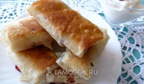 пирожки из лаваша с творогом