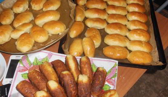 пирожки из сырного теста