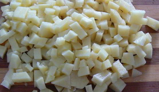 пирожки из творожного теста с мясом и картошкой