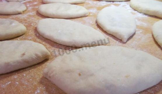 пирожки на кефире и дрожжах