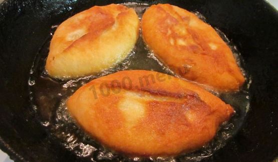 пирожки на кефире и дрожжах