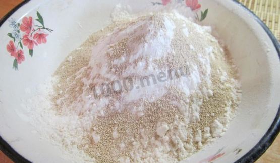 пирожки на кефире и дрожжах