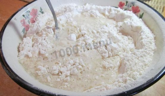 пирожки на кефире и дрожжах