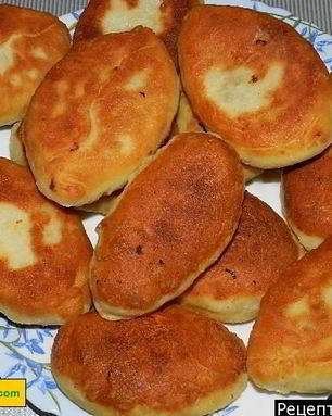 Пирожки на кефире жареные на сковороде