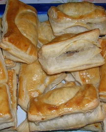 Рецепт пирожков с фаршем и рисом