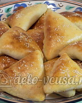 Пирожки с капустой и яйцом в духовке