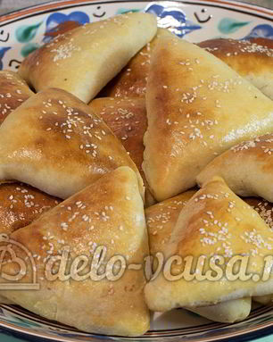 Пирожки с капустой и яйцом в духовке