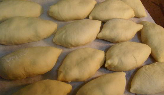 пирожки с картофелем и опятами